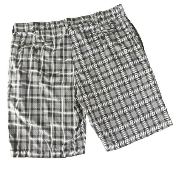 Ping Gray Plaid Sensorcool Golf Shorts Size 38 - Picture 2 of 11
